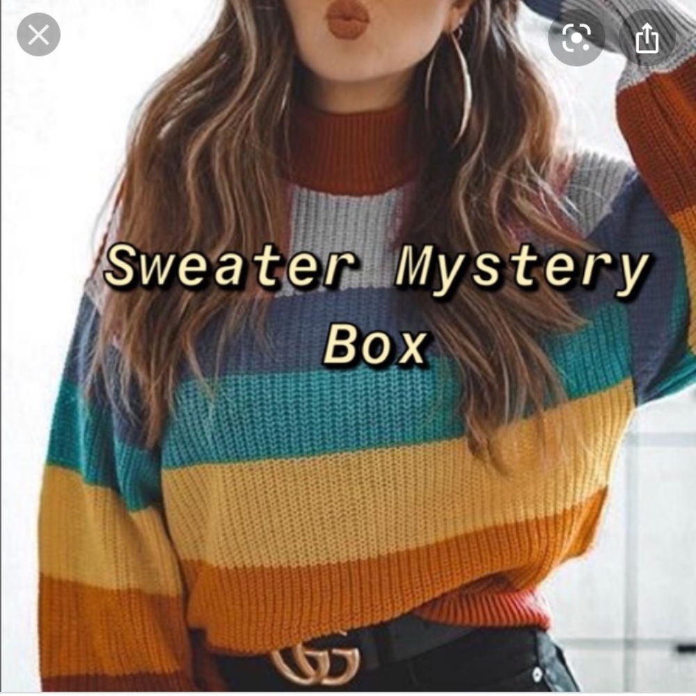 NWT 4 Sweaters/Cardigans Mystery Box 50 dollars